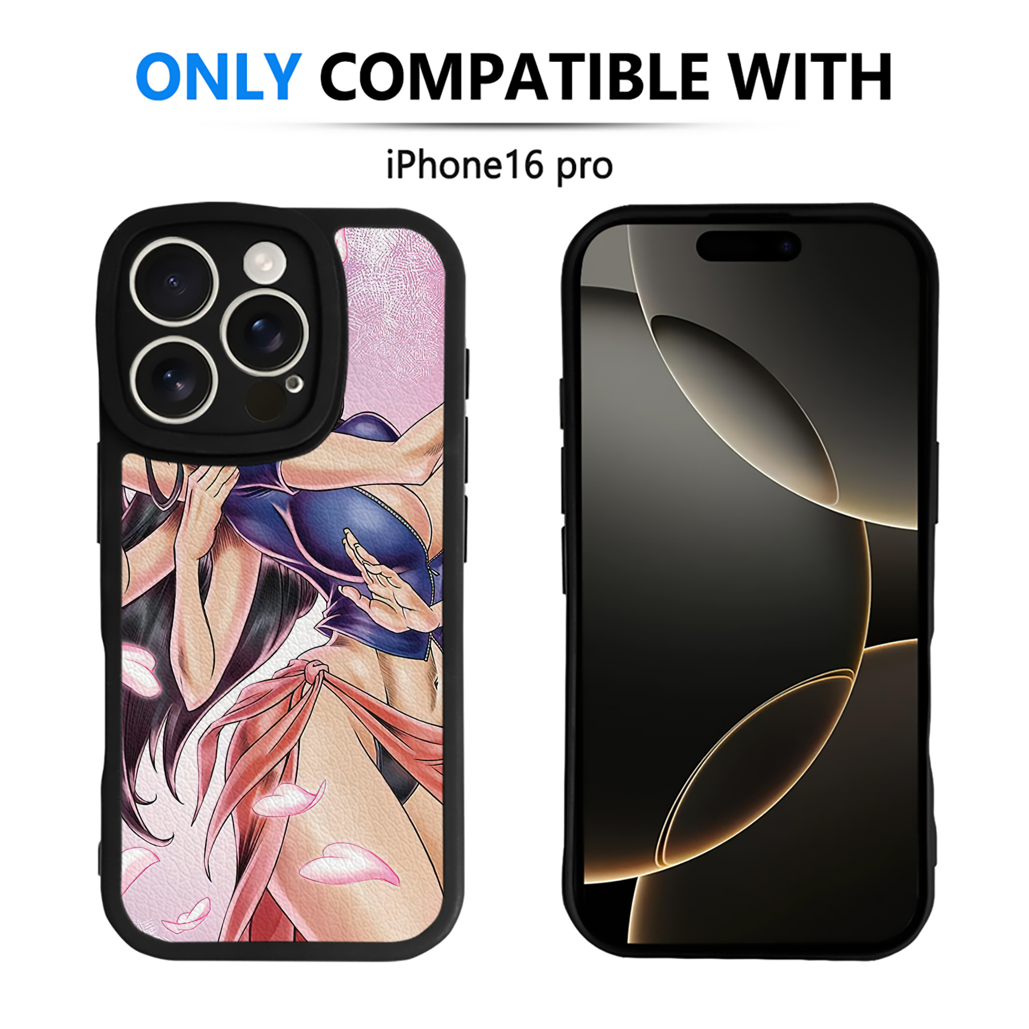 （画像用） ワンピース ONE PIECE 【iPhone 16シリーズ対応】シリコンスマホケース（レザー調） 材質：シリコン